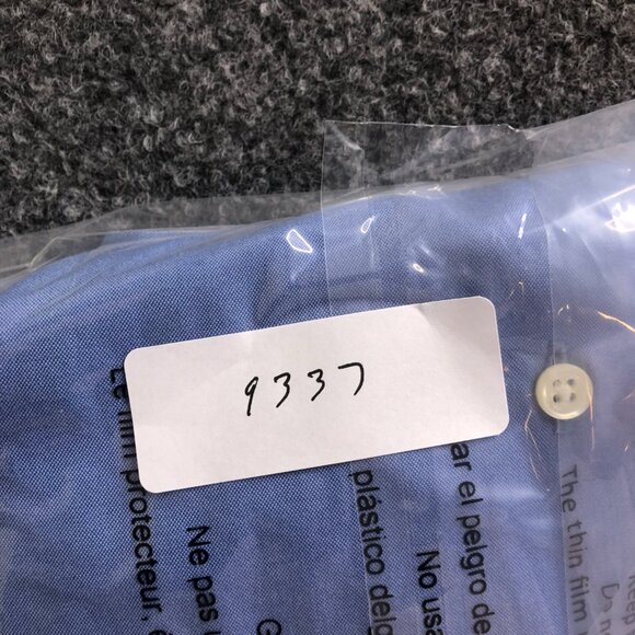 Gitman Bros Dress Shirt Men 16 33 Blue Vintage Long Sleeve Button Made in USA - Picture 11 of 11